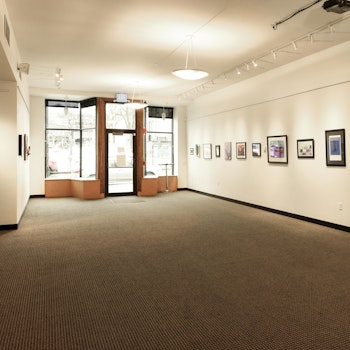 Interior photo of the Amy E. Tarrant Gallery.