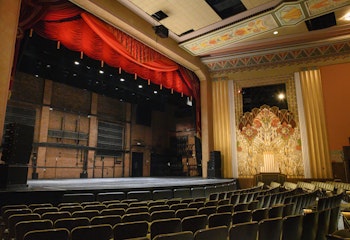 View of the interior photo of Flynn Main Stage from house left.