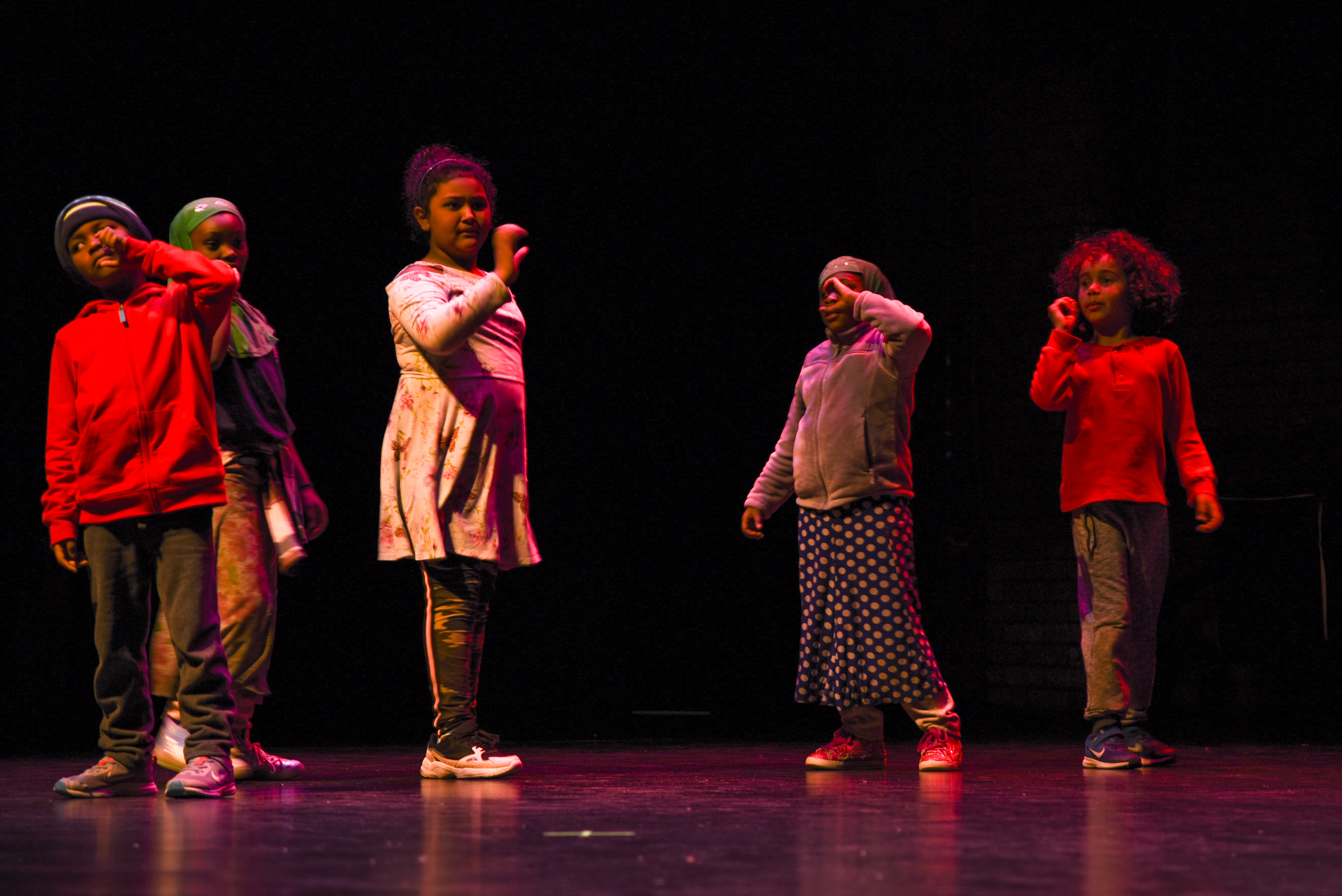 King Street Center afterschool class performaces at semester's end dance showcase on the Flynn Main Stage (Fall 2019)