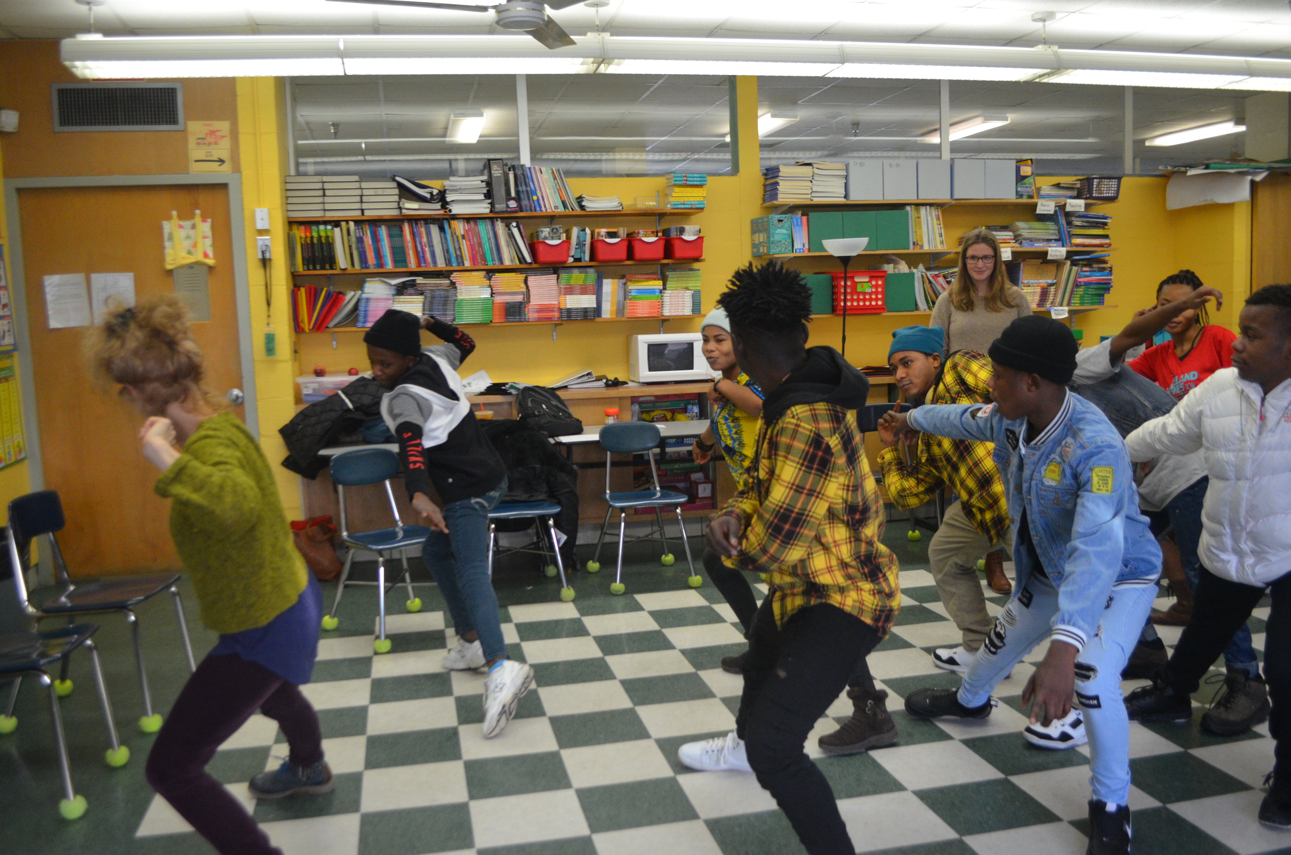 Tracy Martin at Winooski High School